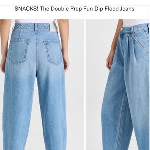 Mother SNACKS Double Prep Fun Dip Jeans EUC if worn at all.